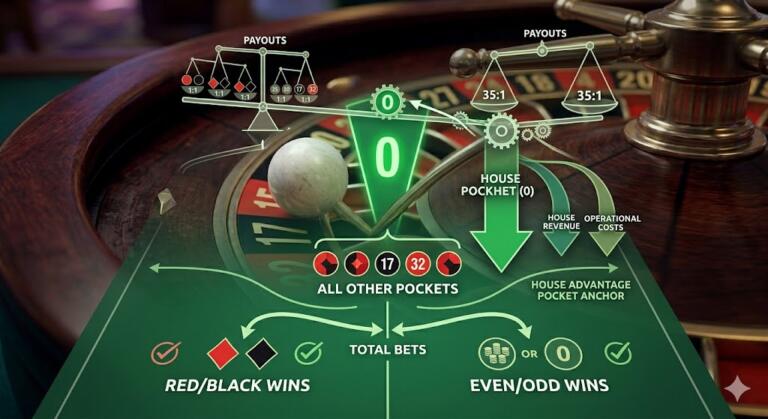 Roulette odds and house edge explained