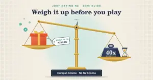 Just Casino NZ: Games, Bonus, Payouts and the 2026 Rules